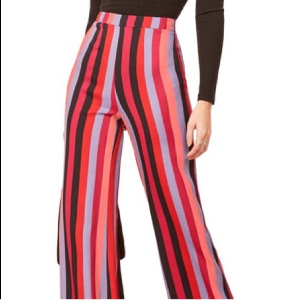 Pink striped pants